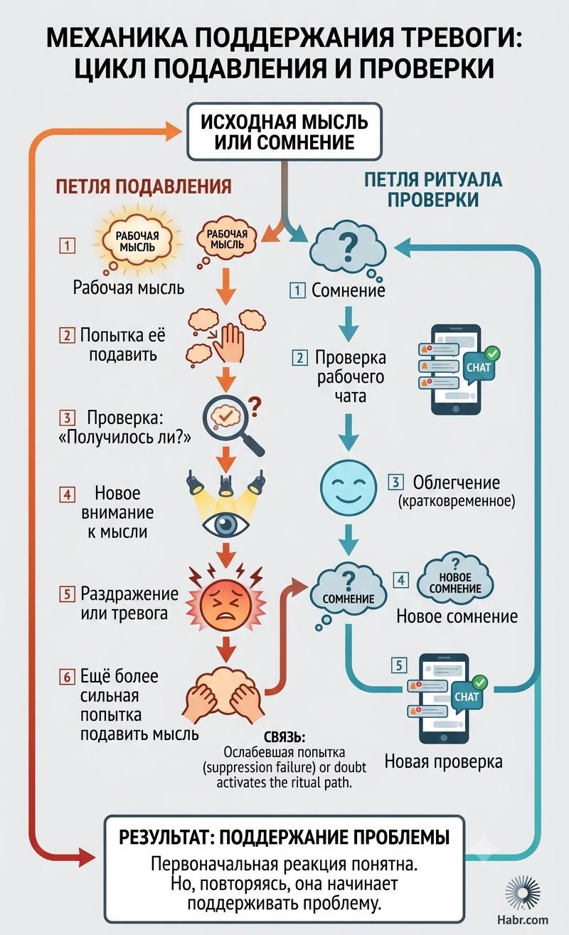 Почему попытка не думать о работе заставляет думать о ней ещё больше - 1